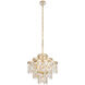 Kalani 9 Light 42 inch French Gold Linear Pendant Ceiling Light, Smithsonian Collaboration