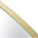 Tablet 50 inch Gold Wall Mirror