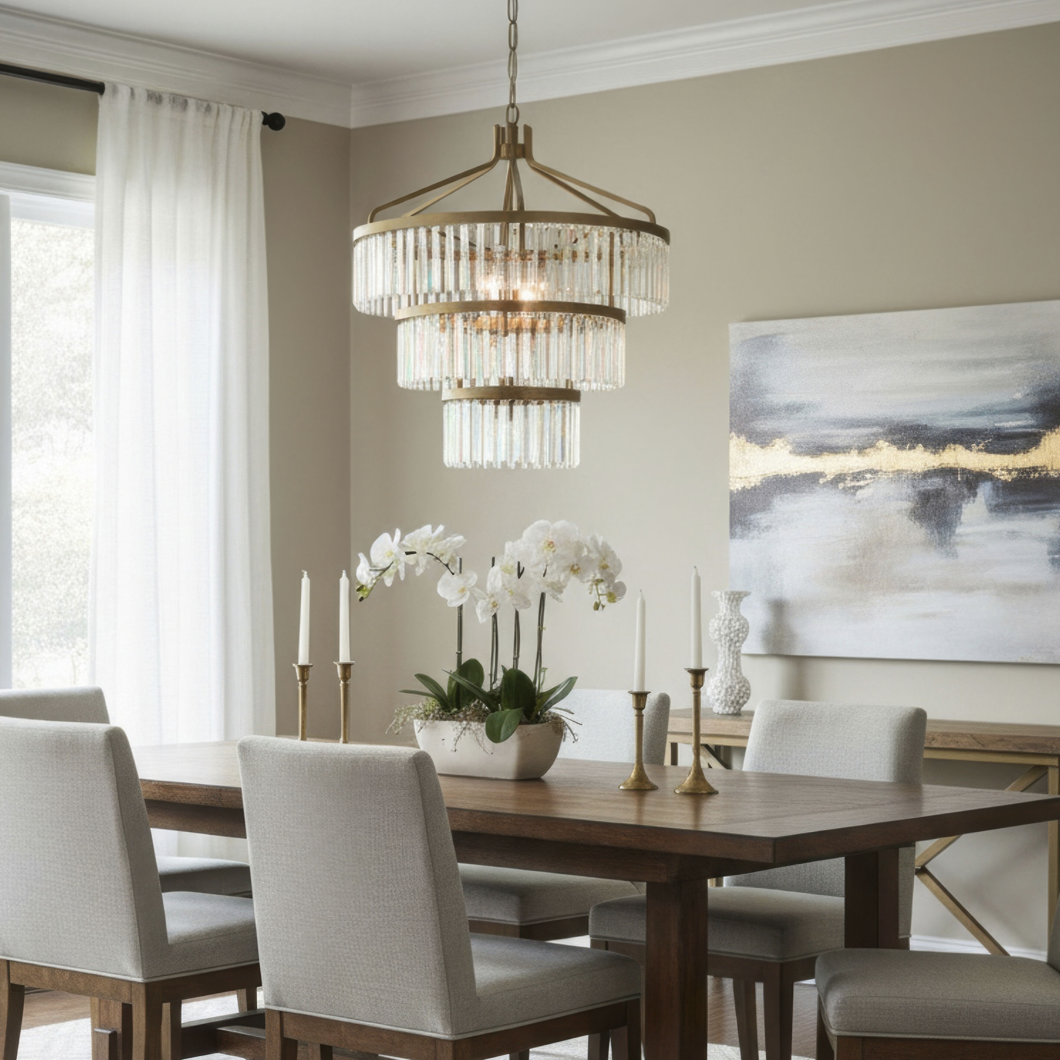 Social Club 15 Light 28 inch Havana Gold Pendant Ceiling Light