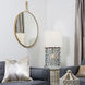 Stopwatch 33.25 X 30 inch Gold Accent Wall Mirror, Varaluz Casa