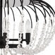 Voliere 6 Light 24.25 inch Matte Black Semi-Flush Ceiling Light