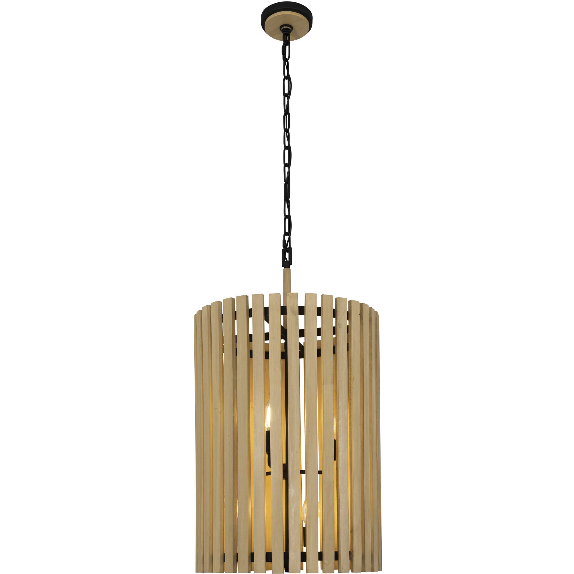 Suratto 6 Light 18 inch Matte Black Foyer Pendant Ceiling Light