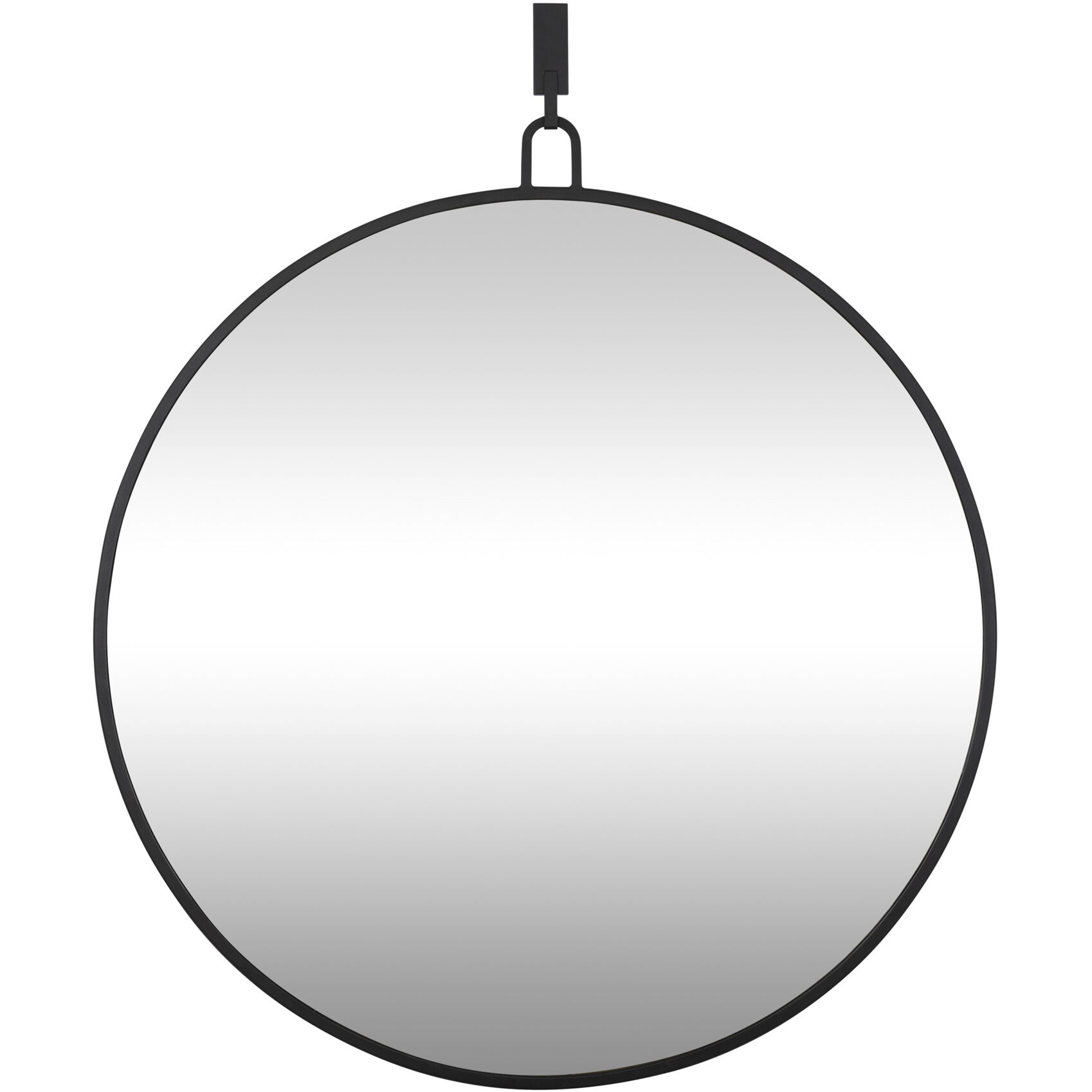 Stopwatch 43.25 X 40 inch Black Accent Mirror