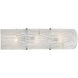 Brilliance 3 Light 6.75 inch Polished Chrome ADA Wall Sconce Wall Light