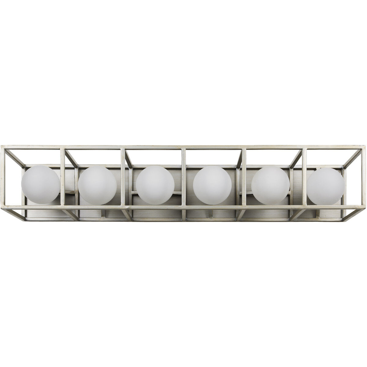 Plaza LED 28.38 inch Silverado and Carbon Bath Vanity Wall Light in 6