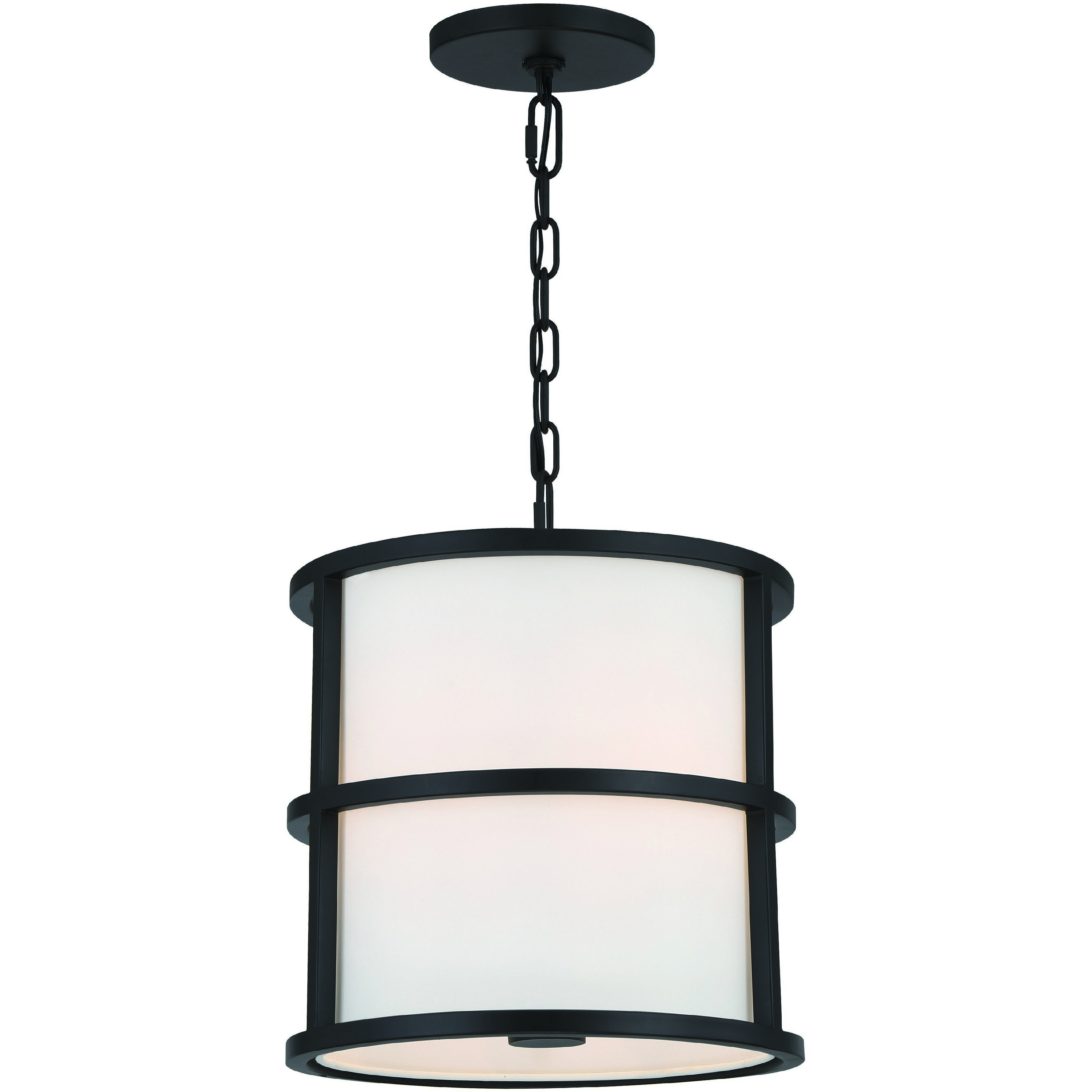 Hulton Pendant Ceiling Light in Matte Black