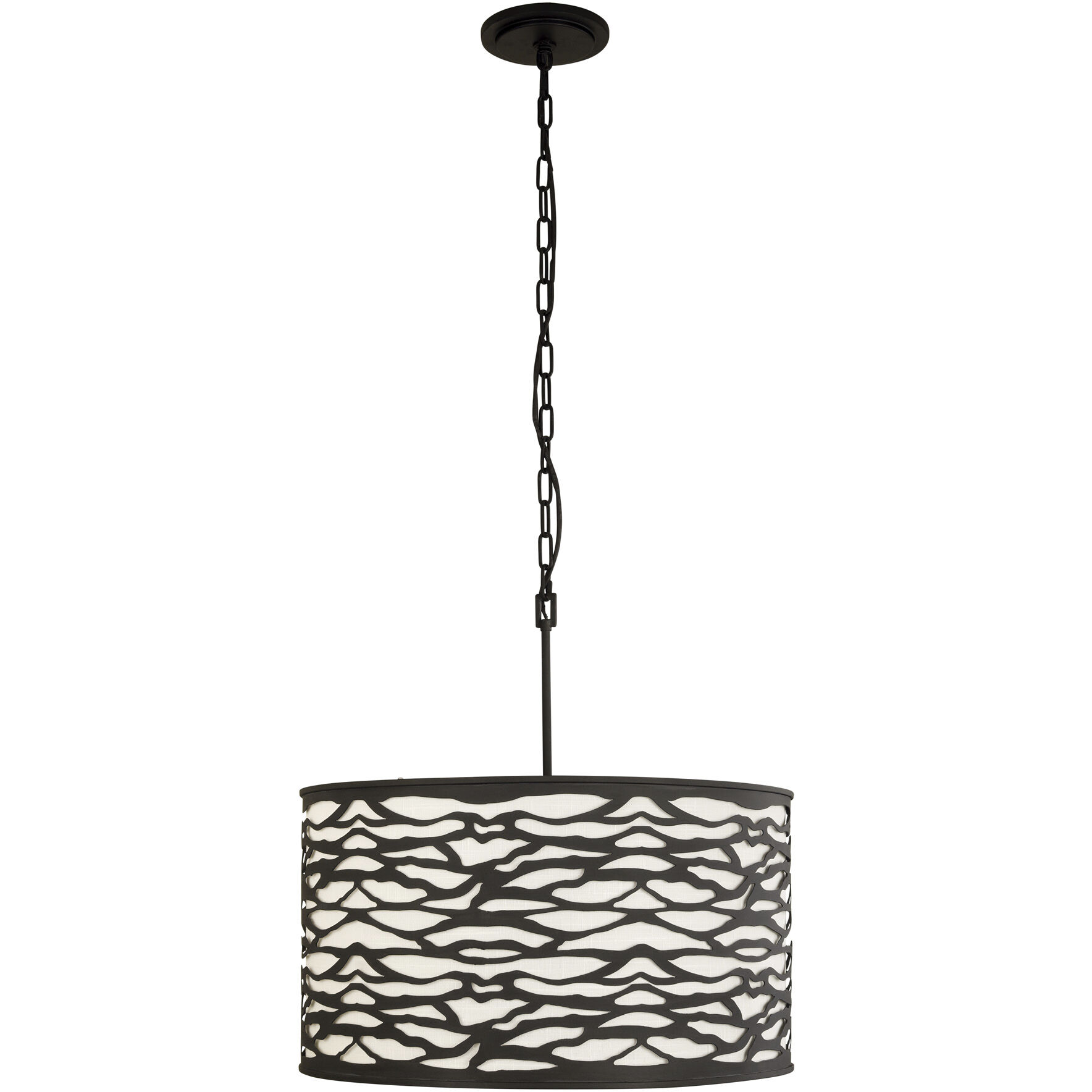 Kato 5 Light 24 inch REF Pendant Ceiling Light in Carbon Black