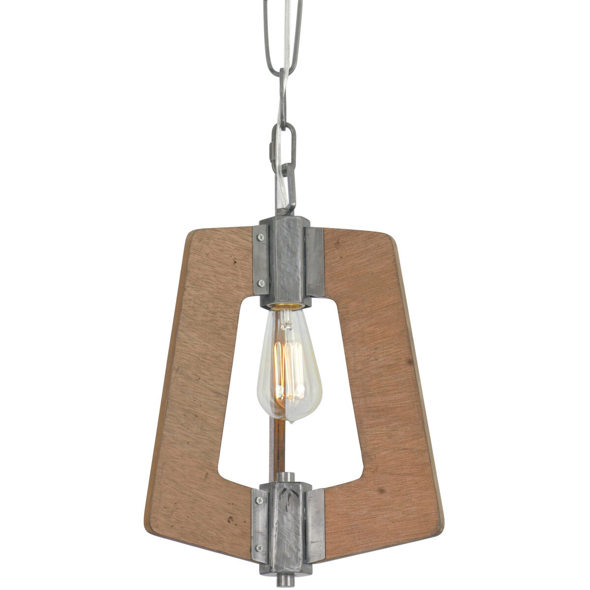 Lofty 1 Light 11.5 inch Steel and Wheat Mini Pendant Ceiling Light in Steel/Wheat