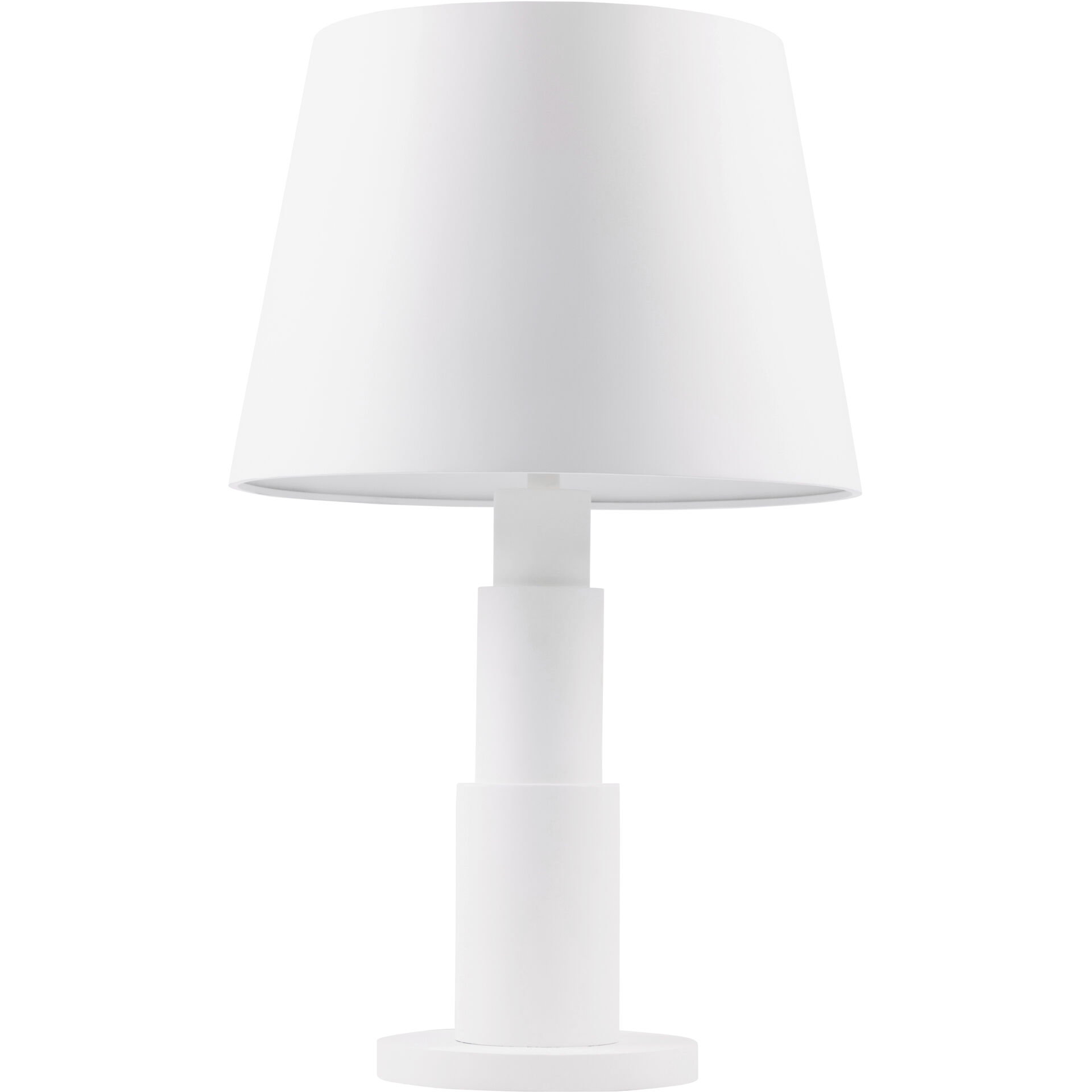 Giustino 32.5 inch 60 watt Matte White Table Lamp Portable Light