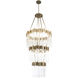 Matrix 18 Light 30 inch Havana Gold Chandelier Ceiling Light