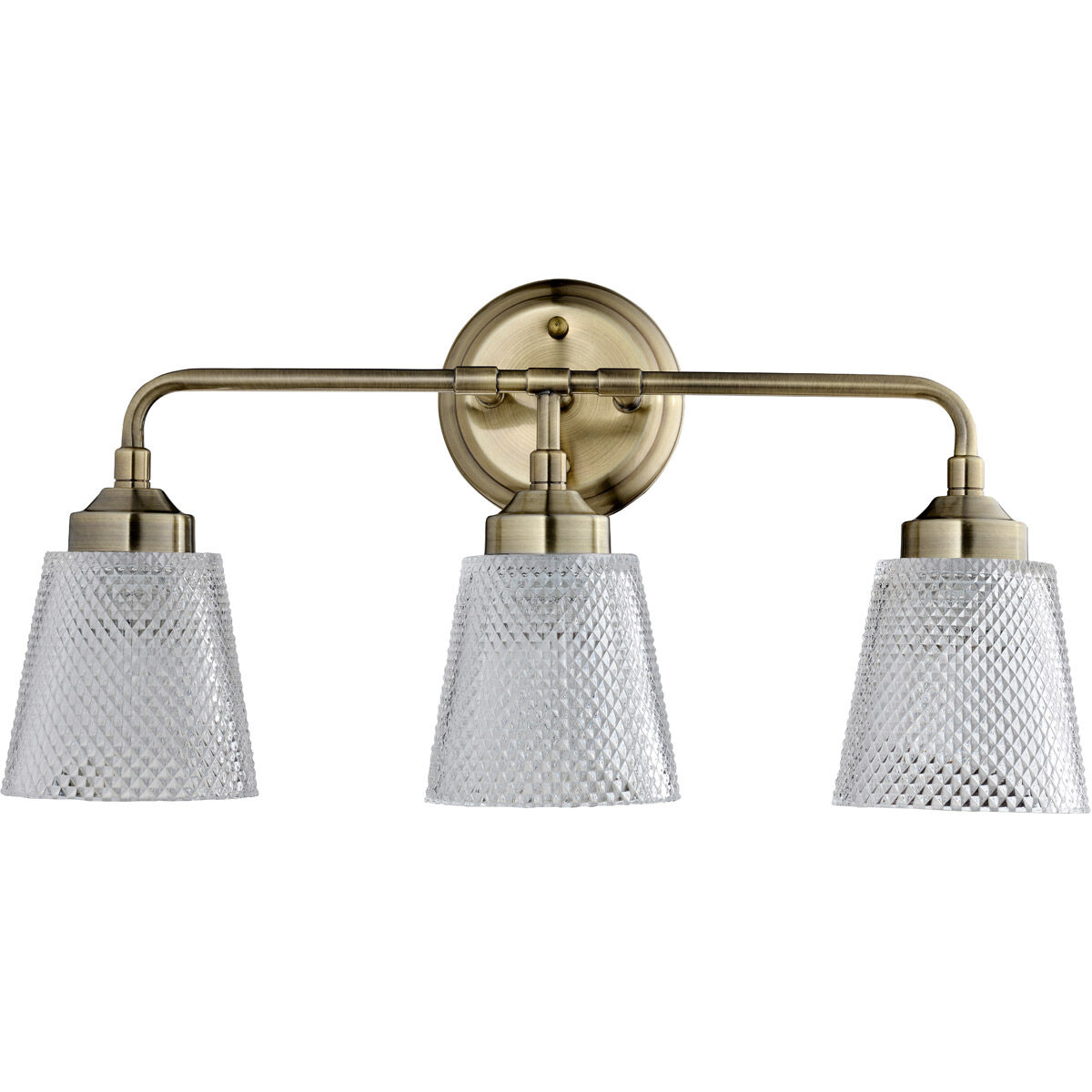 Westport 3 Light 21.25 inch Antique Brass Bath Vanity Wall Light