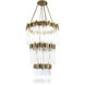 Matrix 18 Light 30 inch Havana Gold Chandelier Ceiling Light