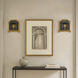 Gaslighter 1 Light 14.25 inch Blackened Zinc and Heritage Bronze Wall Sconce Wall Light