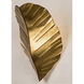 Banana Leaf Wall Sconce Wall Light in 2, Gold with Dark Edging