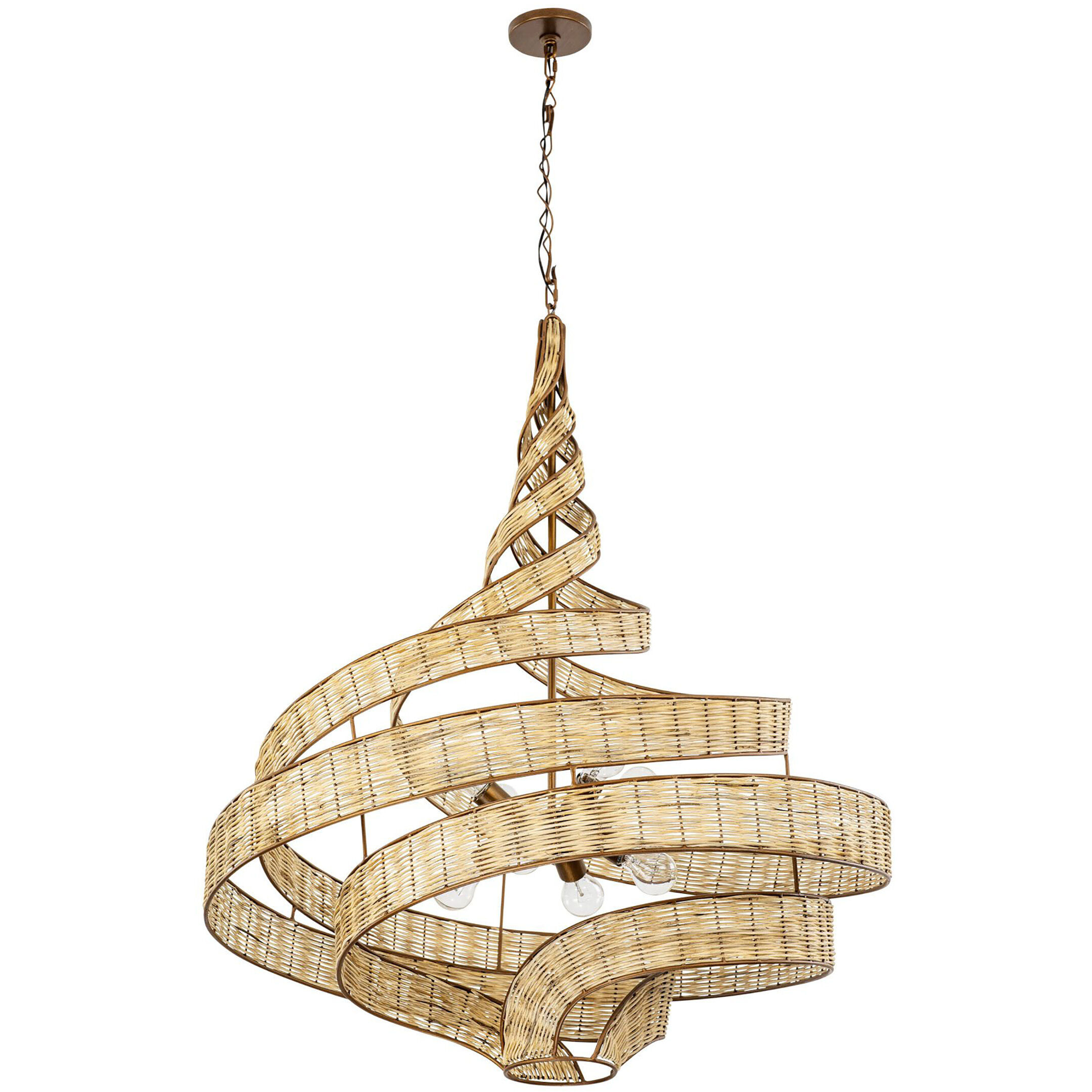 Flow 8 Light 36 inch Baguette Pendant Ceiling Light, Smithsonian Collaboration