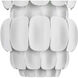 Swoon 2 Light 10 inch Matte White Wall Sconce Wall Light, Smithsonian Collaboration