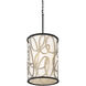 Scribble 6 Light 16 inch Matte Black Foyer Ceiling Light, Smithsonian Collaboration