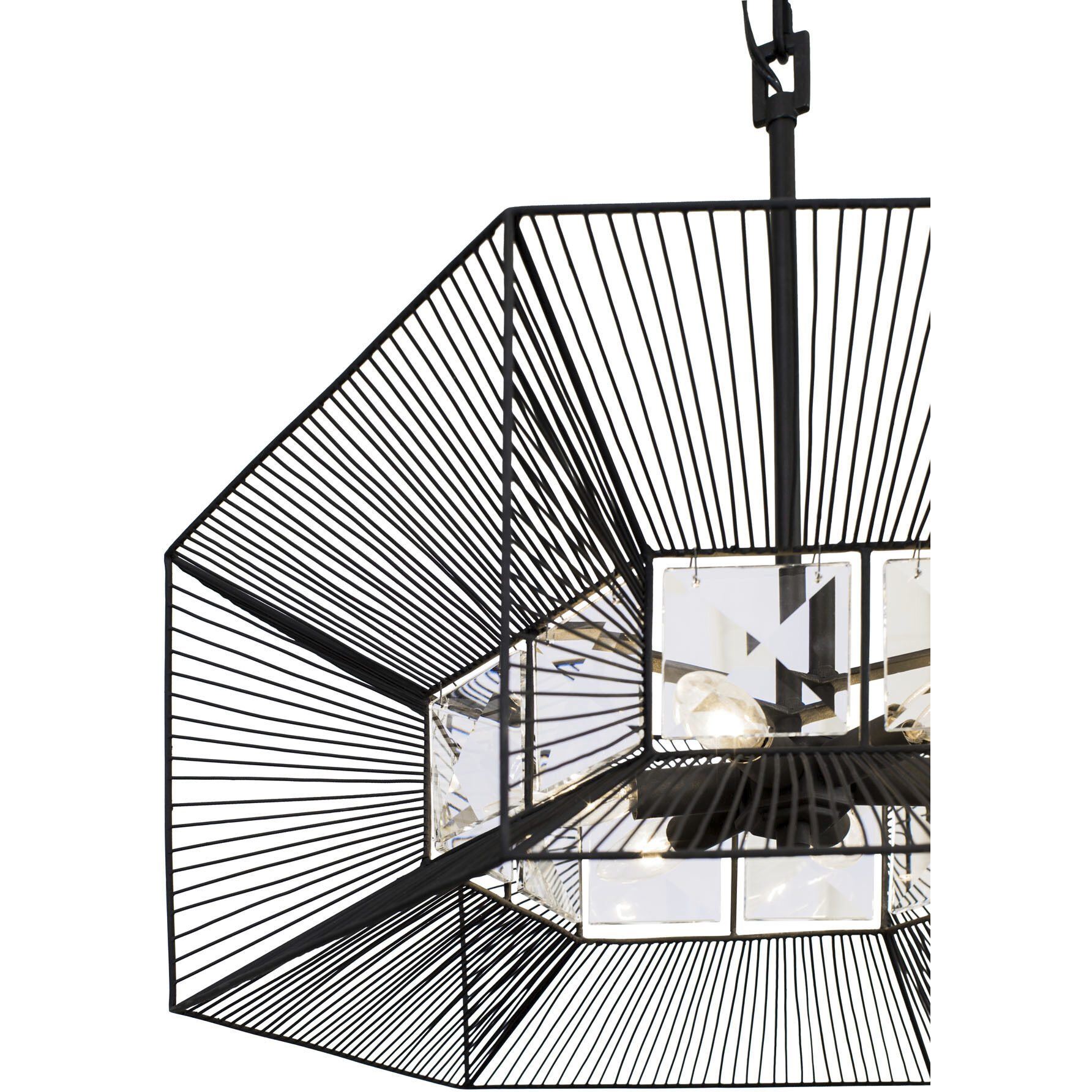 Arcade 6 Light 24 inch Carbon Pendant Ceiling Light