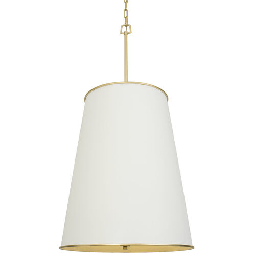Coco 9 Light 20 inch Matte White/French Gold Foyer Pendant Ceiling Light