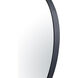 Who Do Ya' Love 30 X 30 inch Black Wall Mirror