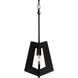 Gymnast 1 Light 10 inch Black Pendant Ceiling Light