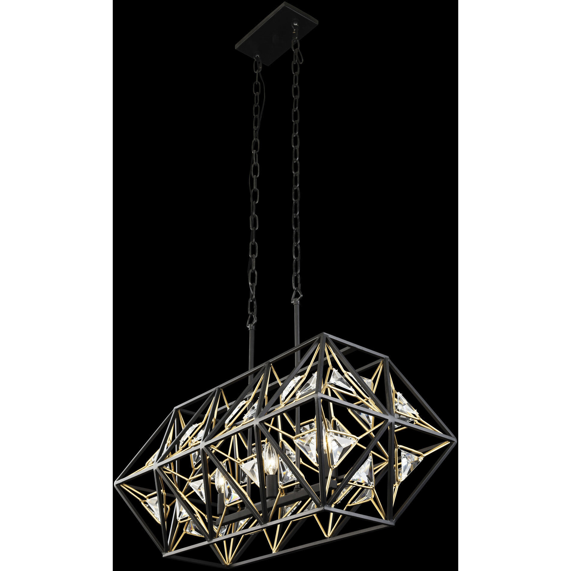 Marcia Linear Pendant Ceiling Light in 3