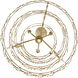 Fleur 4 Light 22 inch French Gold Chandelier Ceiling Light, Smithsonian Collaboration