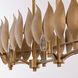 Petal Reign 8 Light 60 inch Brass Kisser Linear Pendant Ceiling Light