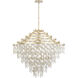 Kalani 16 Light 41 inch French Gold Chandelier Ceiling Light, Smithsonian Collaboration