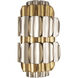 Swoon 2 Light 10 inch Antique Gold/Gold Dust Wall Sconce Wall Light, Smithsonian Collaboration