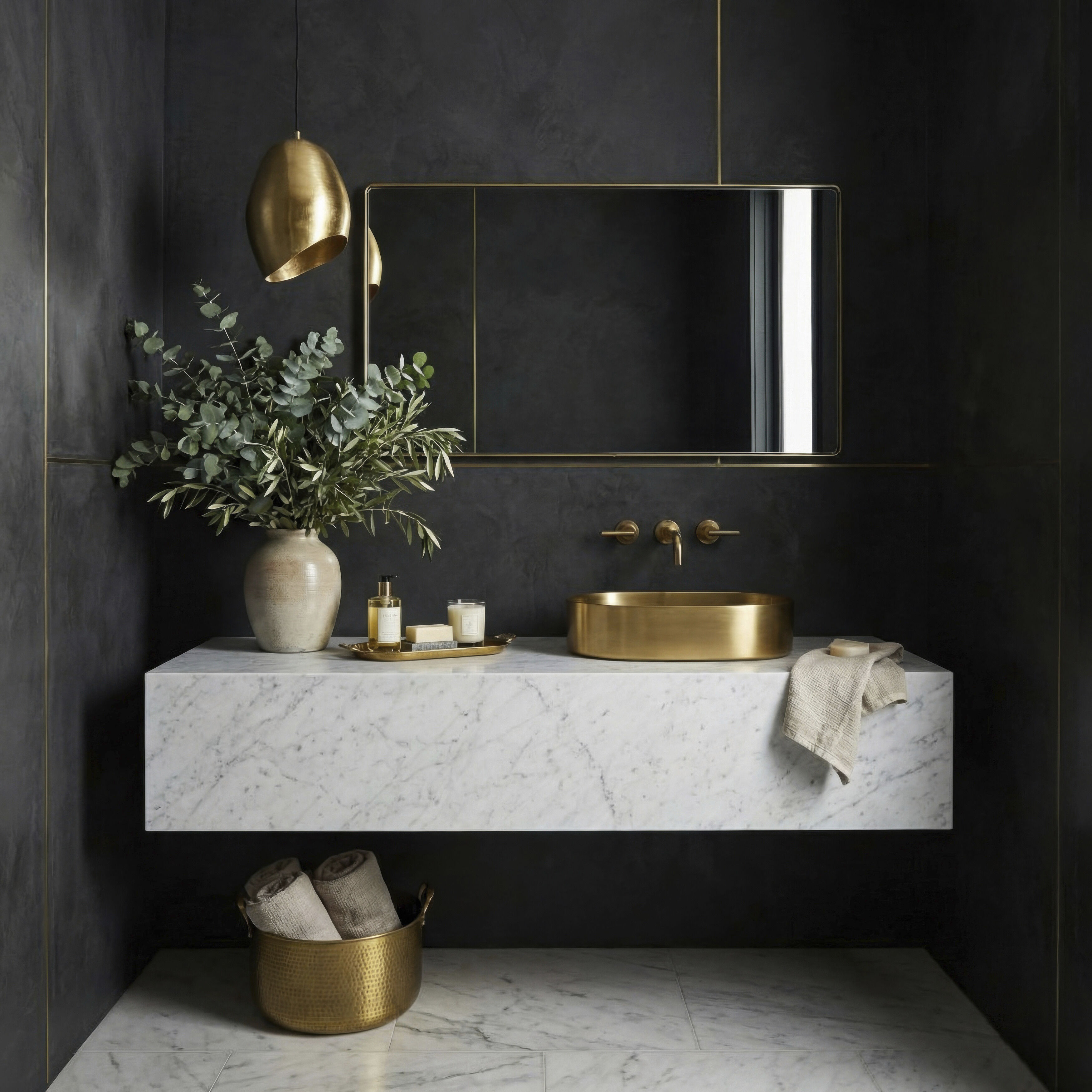 Kye 40 X 22 inch Gold Wall Mirror, Varaluz Casa