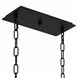 Cosmos 10 Light 50 inch Matte Black Linear Pendant Ceiling Light, Smithsonian Collaboration