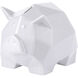 Origami Zoo White Piggy Bank Statue, Varaluz Casa