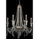 Barcelona 6 Light 27 inch Transcend Silver Chandelier Ceiling Light