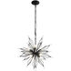 Orbital 8 Light 22 inch Carbon Pendant Ceiling Light