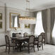 Matrix 10 Light 60 inch Havana Gold Linear Pendant Ceiling Light