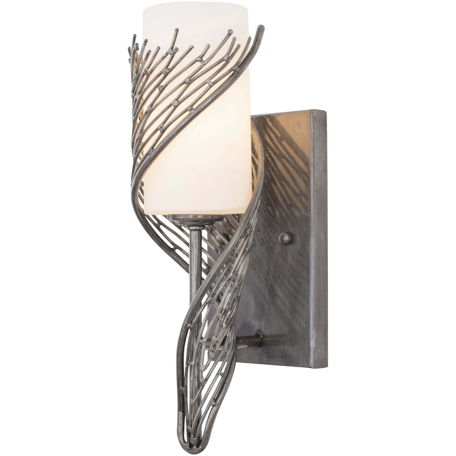Flow 1 Light 4.5 inch Steel Left Sconce Wall Light