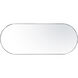 Capsule 60 X 24 inch Chrome Wall Mirror