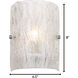 Brilliance 1 Light 6.75 inch Chrome ADA Wall Sconce Wall Light