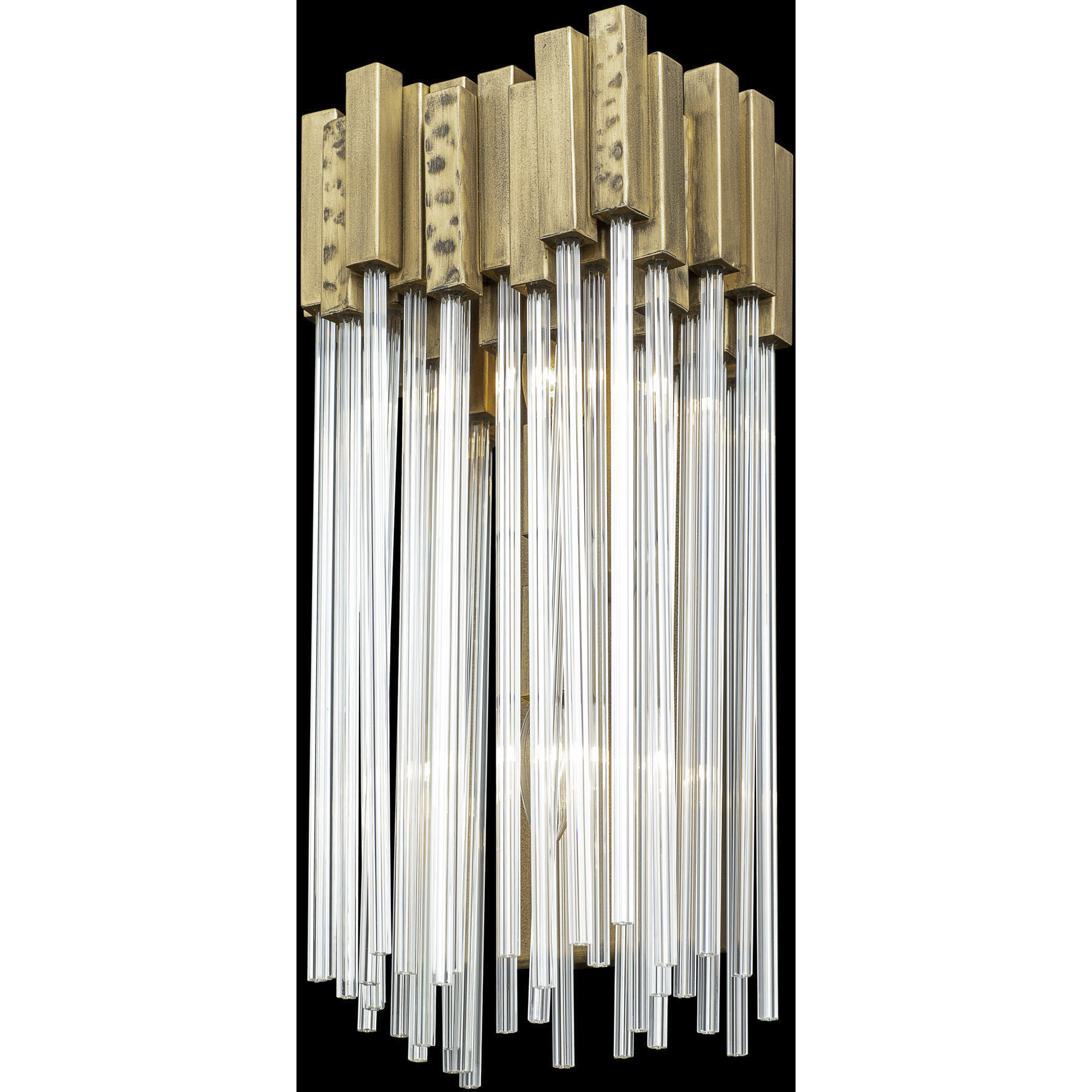 Matrix 2 Light 8 inch Havana Gold Wall Sconce Wall Light