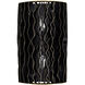 Estela 2 Light 10 inch Matte Black Sconce Wall Light, Smithsonian Collaboration