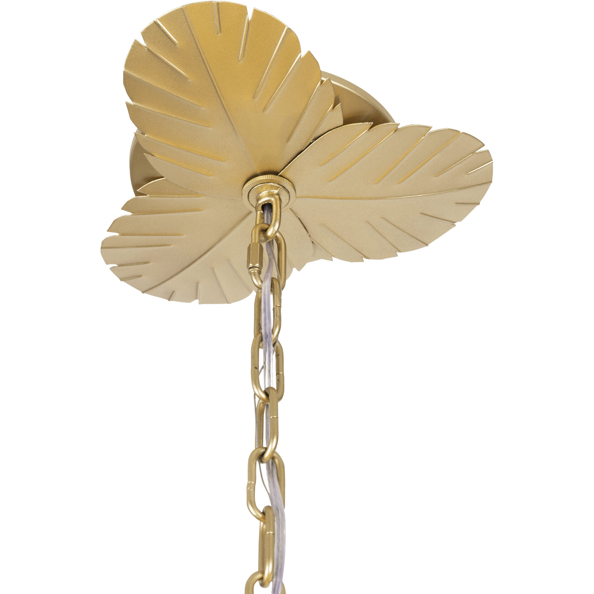 Banana Leaf 9 Light 36.75 inch French Gold with Natural Seagrass Chandelier Ceiling Light