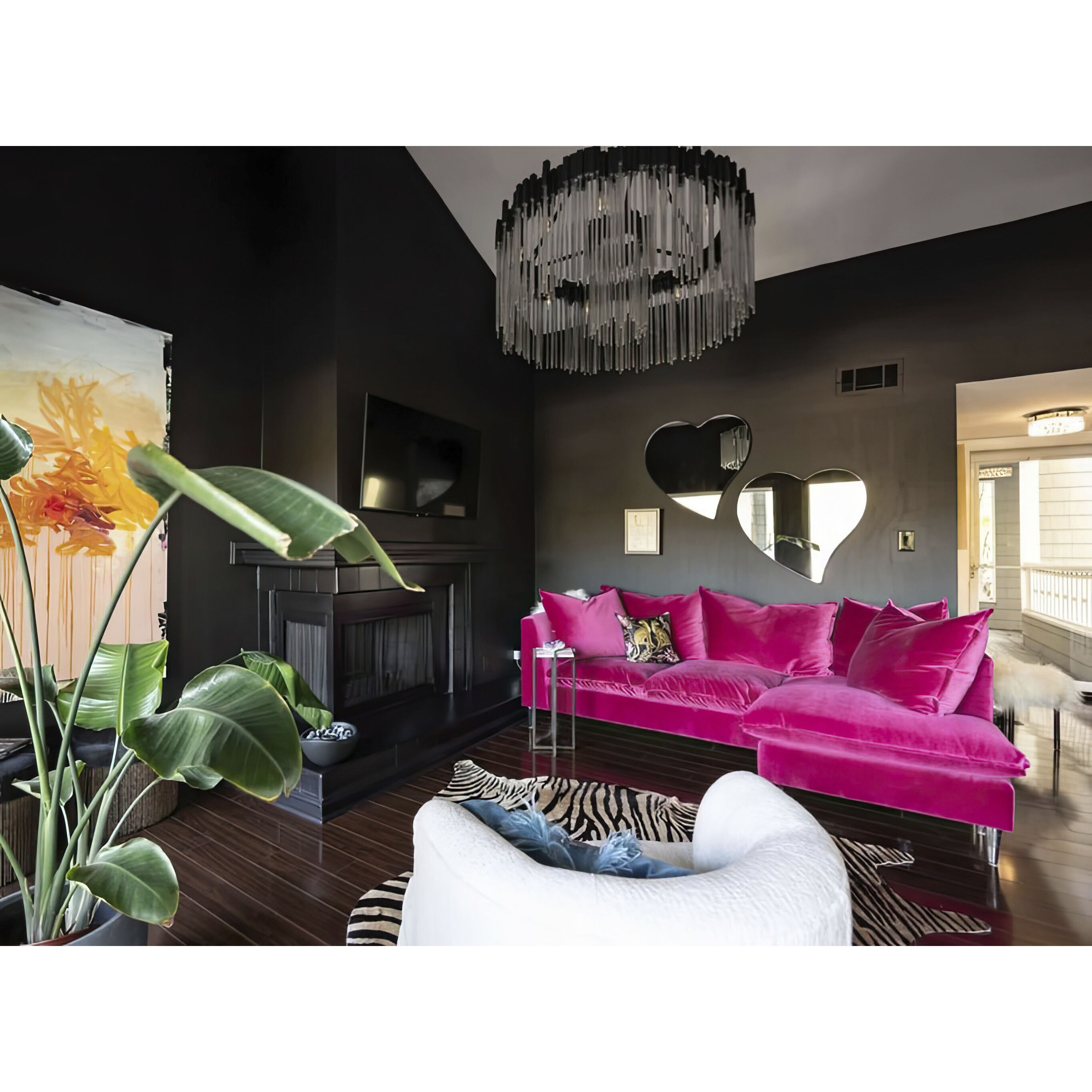 Matrix 10 Light 30 inch Matte Black and French Gold Chandelier Ceiling Light