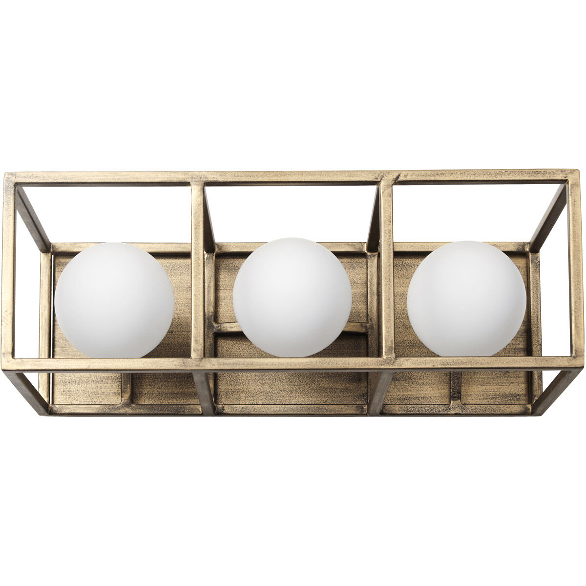 Plaza LED 14.38 inch Havana Gold and Carbon Bath Vanity Wall Light
