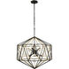Marcia 10 Light 30 inch Matte Black/French Gold Pendant Ceiling Light