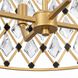 Windsor 4 Light 18 inch French Gold and Matte Black Pendant Ceiling Light
