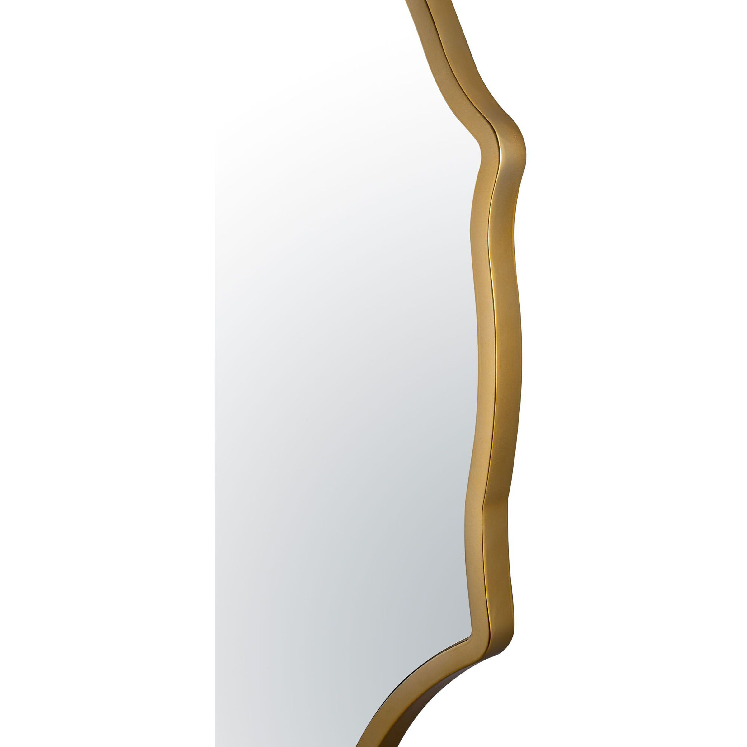 Not Baroque - en 47 X 47 inch Gold Wall Mirror, Tamara Day Collaboration