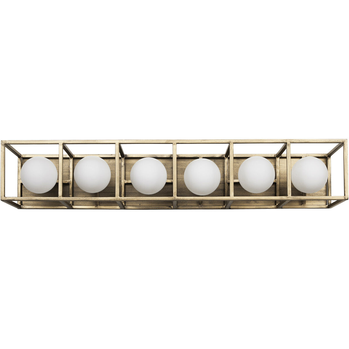 Plaza LED 28.38 inch Havana Gold and Carbon Bath Vanity Wall Light