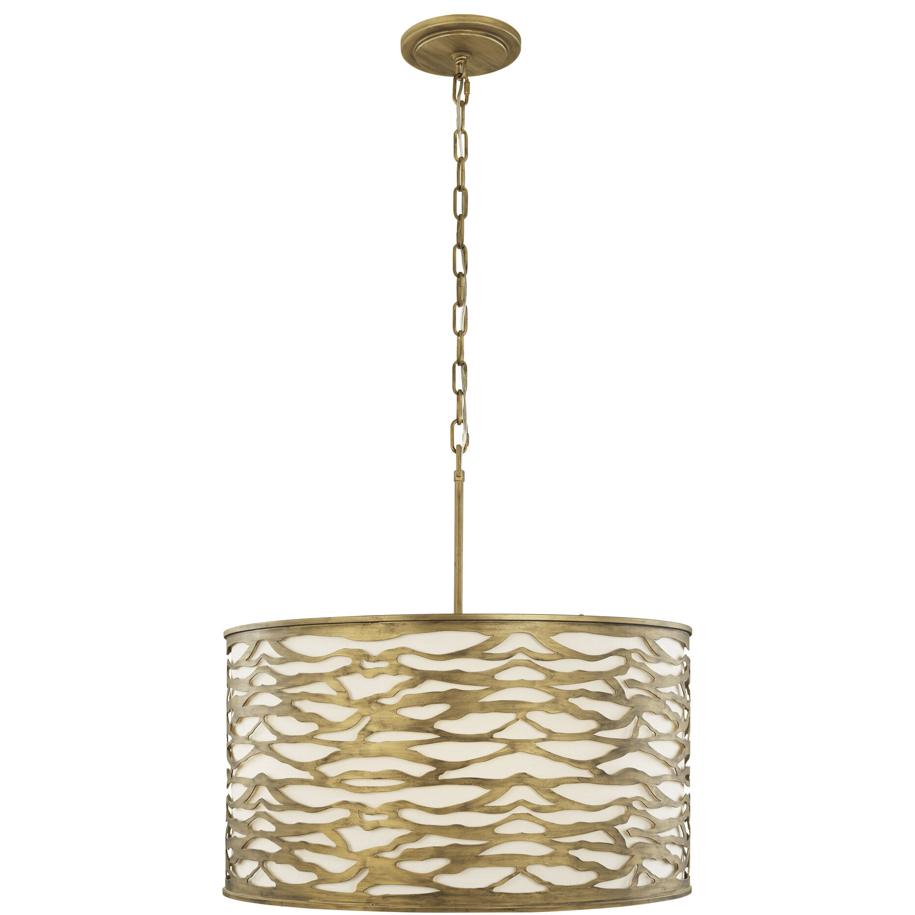 Kato 5 Light 24 inch REF Pendant Ceiling Light in Havana Gold