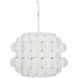 Swoon 3 Light 20 inch Matte White Pendant Ceiling Light, Smithsonian Collaboration